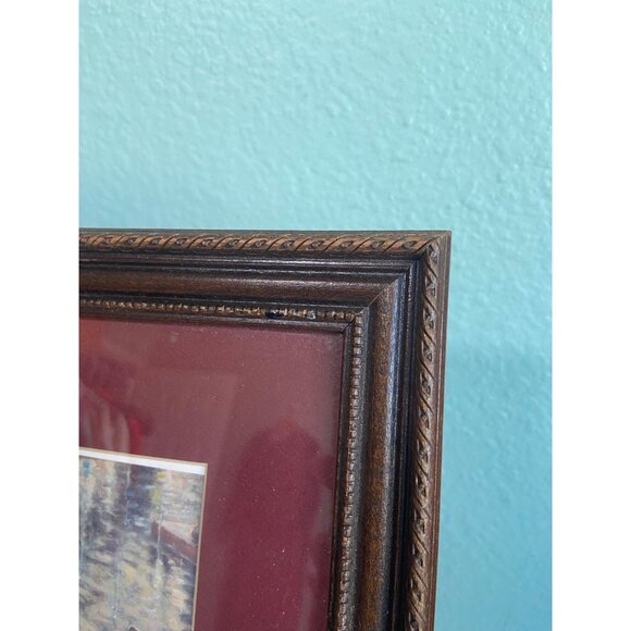Framed Sleeping Cat with Mat Art Print - Picture 4 of 5